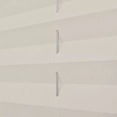 Vidaxl Plise Zavesa velikost 110 x 125 cm Krem barva