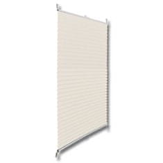Vidaxl Plise Zavesa velikost 100 x 200 cm Krem barva