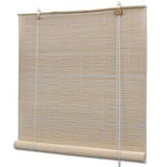 Vidaxl Roleta za Zatemnitev Naravni Bambus 140 x 160 cm