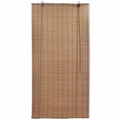 Greatstore Roleta za Zatemnitev Rjavi Bambus 100 x 160 cm