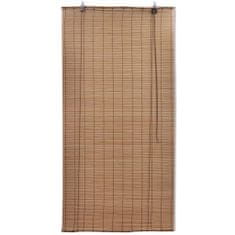 Greatstore Roleta za Zatemnitev Rjavi Bambus 150 x 220 cm