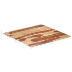 Vidaxl Mizna plošča iz trdnega palisandra 15-16 mm 80x80 cm