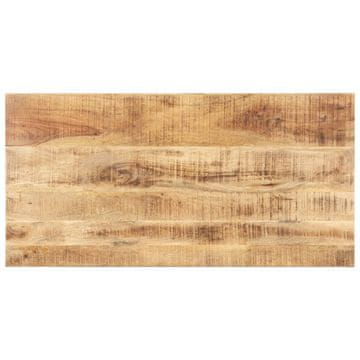 shumee vidaXL Mizna plošča iz trdnega mangovega lesa 15-16 mm 100x60 cm