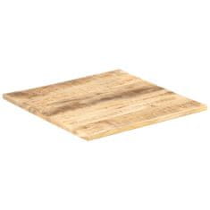 Vidaxl Mizna plošča iz trdnega mangovega lesa 25-27 mm 70x70 cm