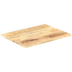 Vidaxl Mizna plošča iz trdnega mangovega lesa 25-27 mm 90x70 cm
