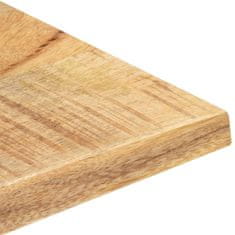 Vidaxl Mizna plošča iz trdnega mangovega lesa 25-27 mm 90x70 cm