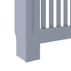 Greatstore Pokrov za radiator antraciten 152x19x81 cm mediapan