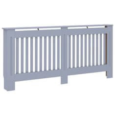 Vidaxl Pokrov za radiator antraciten 172x19x81,5 cm mediapan