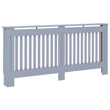 Vidaxl Pokrov za radiator antraciten 172x19x81,5 cm mediapan