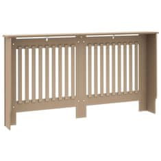 Vidaxl Pokrov za radiator 152x19x81,5 cm MDF