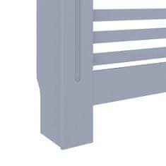 Greatstore Pokrov za radiator antraciten 112x19x81 cm mediapan