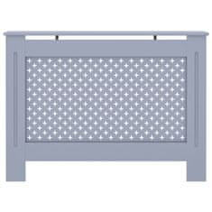 Vidaxl Pokrov za radiator antraciten 112x19x81 cm mediapan