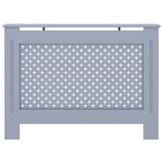 Greatstore Pokrov za radiator antraciten 112x19x81 cm mediapan