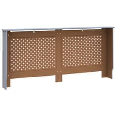 Vidaxl Pokrov za radiator antraciten 172x19x81 cm mediapan