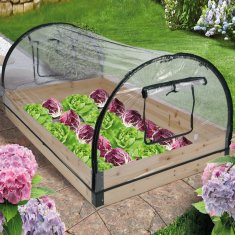 Vidaxl Rastlinjak z lesenim okvirjem 120x80x50 cm