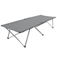 Vidaxl Kamp postelja 206x75x45 cm XXL siva