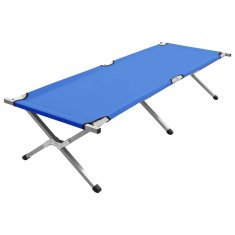 Vidaxl Kamp postelja 190x74x47 cm XL modra