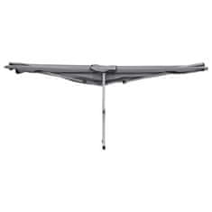 Vidaxl Kamp postelja 206x75x45 cm XXL siva