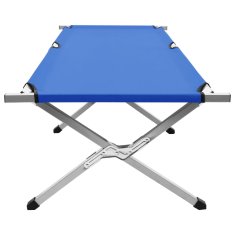 Vidaxl Kamp postelja 190x74x47 cm XL modra
