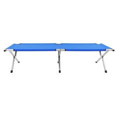 Vidaxl Kamp postelja 190x74x47 cm XL modra