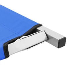 Vidaxl Kamp postelja 210x80x48 cm XXL modra