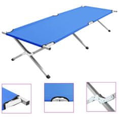 Vidaxl Kamp postelja 210x80x48 cm XXL modra