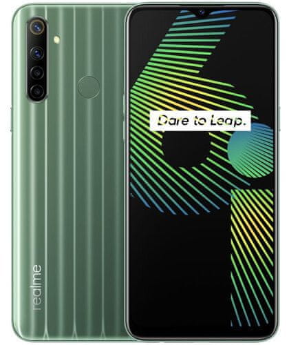 realme 6i pametni telefon, 4GB/128GB, Green Tea