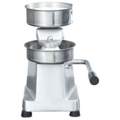 Vidaxl Stiskalnica za hamburgerje s 500 papirji aluminij 10 cm