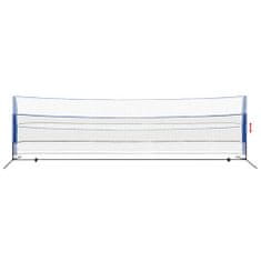shumee Mreža za badminton s perjanicami 600x155 cm