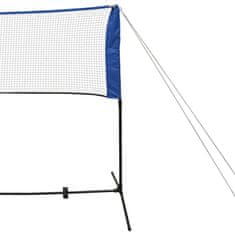 Vidaxl Mreža za badminton s perjanicami 600x155 cm