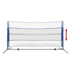 Greatstore Komplet mreže za badminton s perjanicami 300x155 cm
