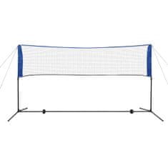 shumee Komplet mreže za badminton s perjanicami 300x155 cm