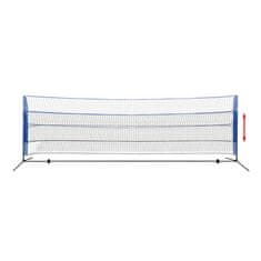 Vidaxl Komplet mreže za badminton s perjanicami 500x155 cm