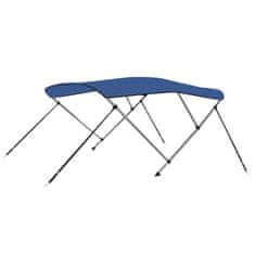 Vidaxl Bimini tenda s 3 loki modra 183x140x137 cm