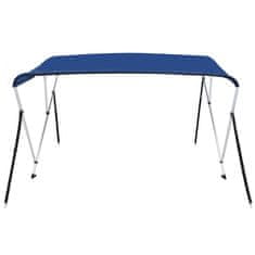 Vidaxl Bimini tenda s 3 loki modra 183x160x137 cm