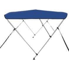 Vidaxl Bimini tenda s 3 loki modra 183x160x137 cm