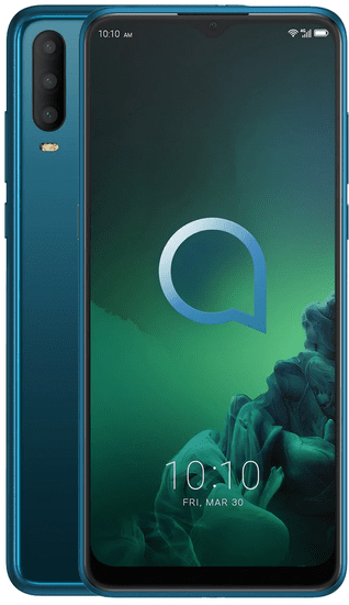 Alcatel 3X (2019) pametni telefon, 6GB/128GB, zelen - Odprta embalaža
