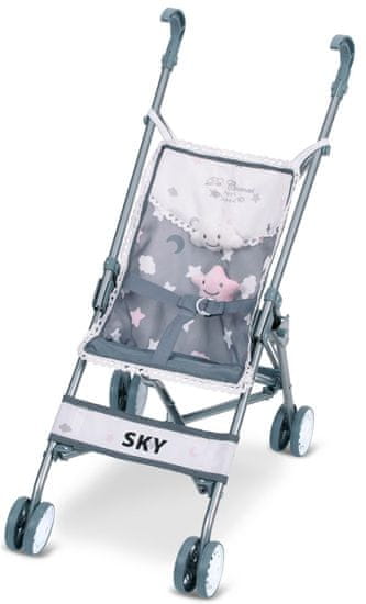 DeCuevas 90096 Zložljivi voziček za punčke golf klub Sky