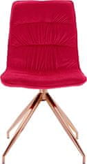 Danish Style Jedilni stoli Zara (SET 2), rdeča