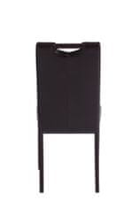 Danish Style Jedilni stol Curt (SET 2 kosa), temno rjava / temni les