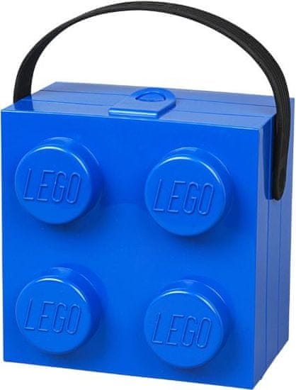 LEGO škatla z modrim ročajem