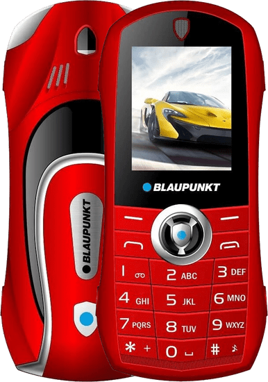 Blaupunkt CAR GSM telefon, rdeč