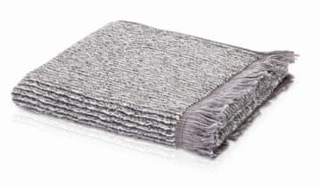 Möve Brisača z resicami Oglje 80 x 150 cm, siva +