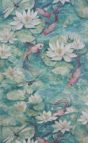 MATTHEW WILLIAMSON Ozadje WATER LILY 02 iz kolekcije BELVOIR