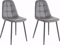 Danish Style Jedilni stoli Titte (SET 4), siva