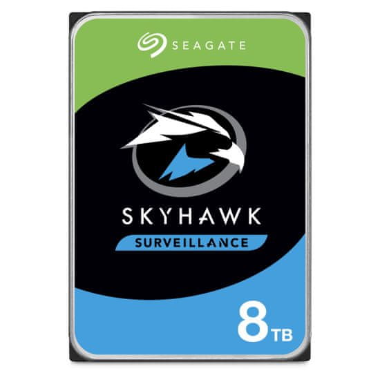 Seagate SkyHawk AI trdi disk, 8 TB, SATA3 (6Gb/s), 8,89cm (3,5), 7200rpm, 256MB (ST8000VE000)