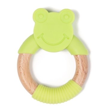 Bo Jungle ugrizi B-TEETHER ANIMAL WOOD Green Frog