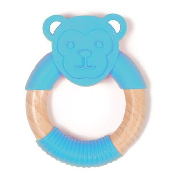 Bo Jungle ugrizi B-TEETHER ANIMAL WOOD Blue Monkey
