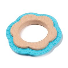 Bo Jungle B-TEETHER FLOWER WOOD Modra