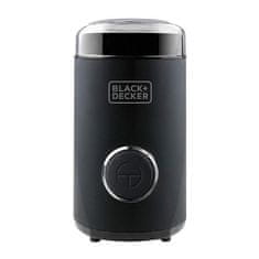 Mlýnek na kávu Black+Decker, BXCG150E, na kávu, koření a mák, nerezová ocel, protiskluzové nožky, 150 W